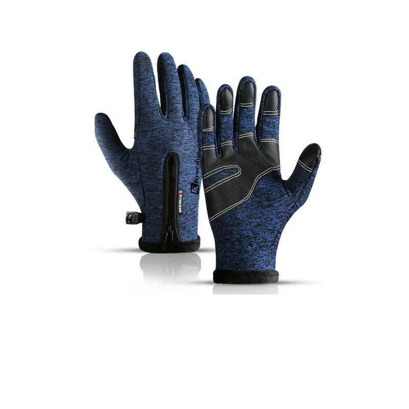 Cycling Gloves Touchscreen Full Finger Winter Gloves Waterproof Guantes Motociclista Bike Skiing Motorcycle Riding-WAYBIKER