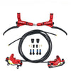 ZOOM HB876 MTB 4-Pistons Hydraulic Disc Brake internal Routing Brakes Internal Cable 950/1850mm for XC AM DH bike-WAYBIKER