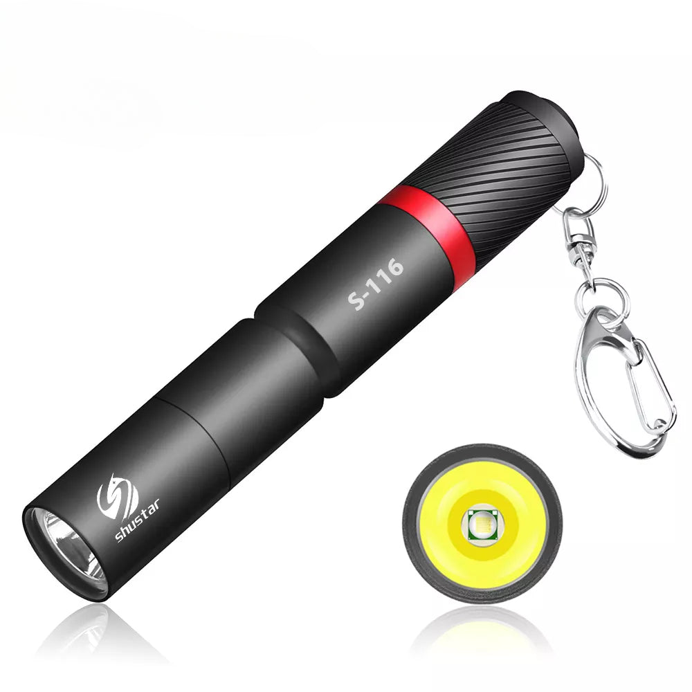 Ultra small LED Flashlight With premium XPE lamp beads IP67 waterproof Pen light Portable light For emergency, camping, outdoor