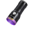 60W 80W UV High power Flashlight USB Rechargeable Blacklight Torch Curing Money Ore Scorpion Pet Stains Cat Tinea Marker Light-WAYBIKER