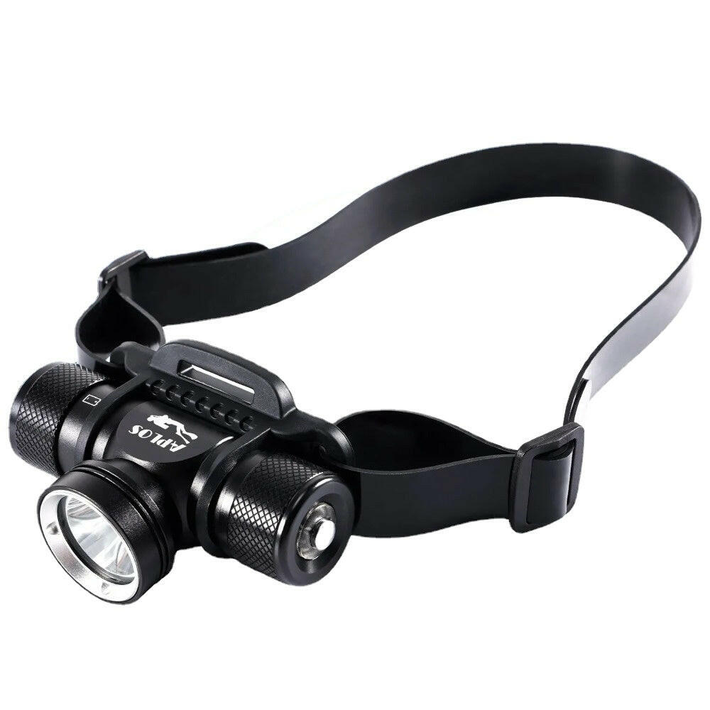 APLOS H900 LED Rechargeable Headlamp 3000LM IPX8 Waterproof Super Diving Headlamp 21700 Torch Underwater Scuba Head Flashlight