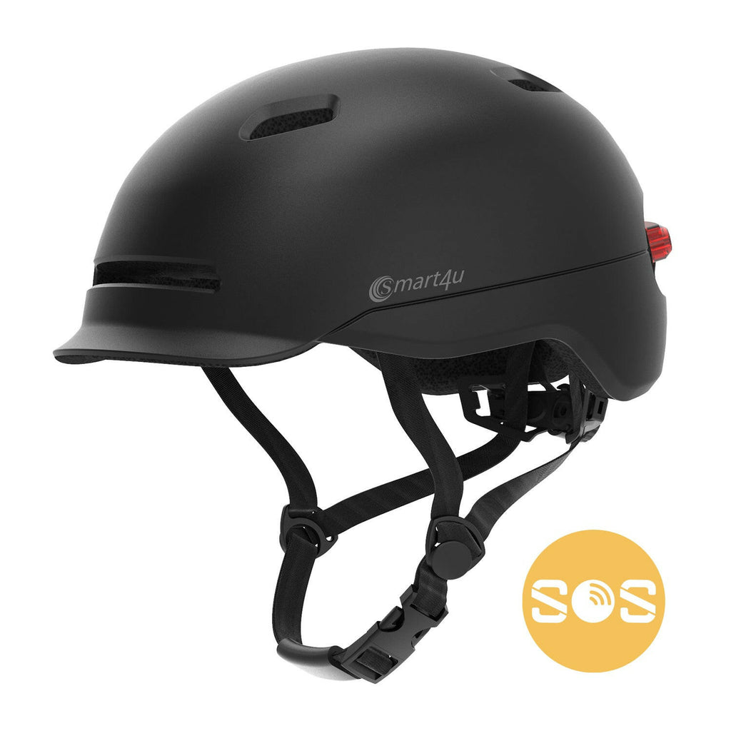 2022 Smart4u MTB Urban Bicycle Men Safety Helmet Sport Adult Cycling Smart Bike Signal Light SOS Alert Riding Women's Ultralight