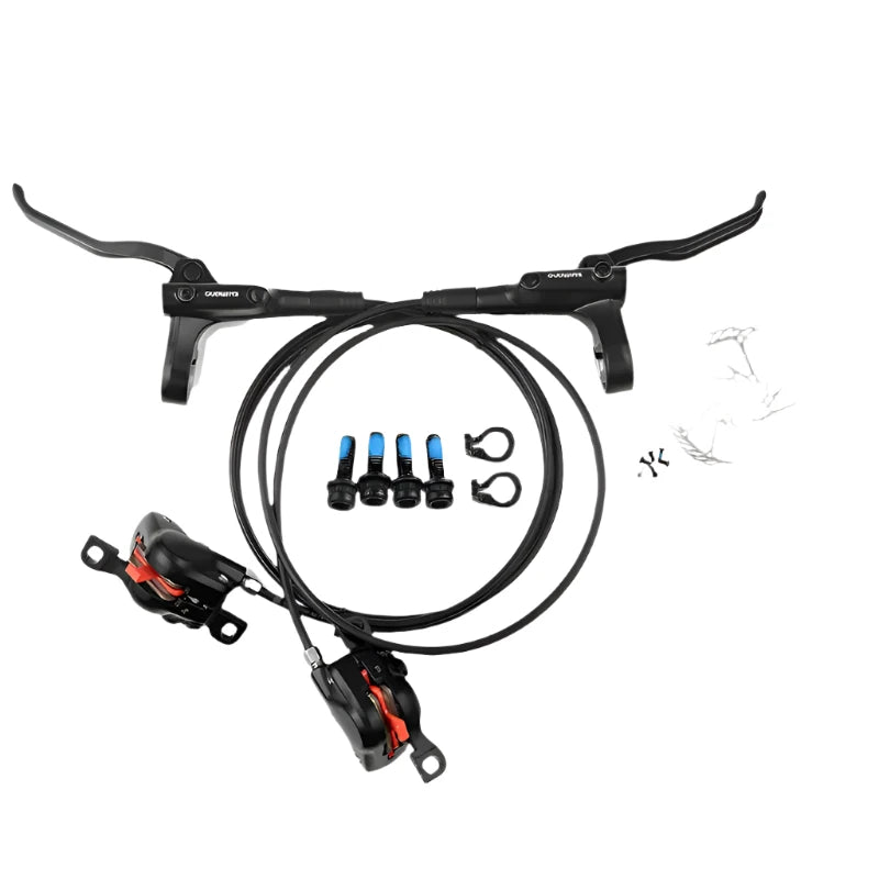Original Shimano MT200 MTB Mountain Bike Hydraulic Disc Brake Left Front Right Rear 145CM Rotor RT56 RT54 RT26 RT30 HS1 G3 160MM-WAYBIKER