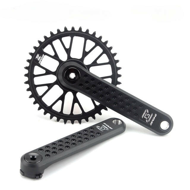 ZEROING Road Folding Bicycle Crankset 10/11/12speed GXP Single Chainring 40/42/44/46/48T With Bracket Bottom BSA For Gravel Bike-WAYBIKER