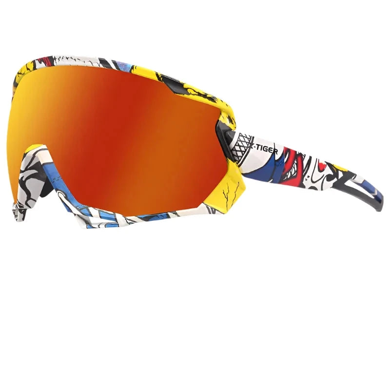 X-TIGER Polarized Sports Cycling Glasses Women’s & Men's sunglasses Road UV400 Cycling Eyewear Mountain Bike Bicycle Mtb Goggle-WAYBIKER