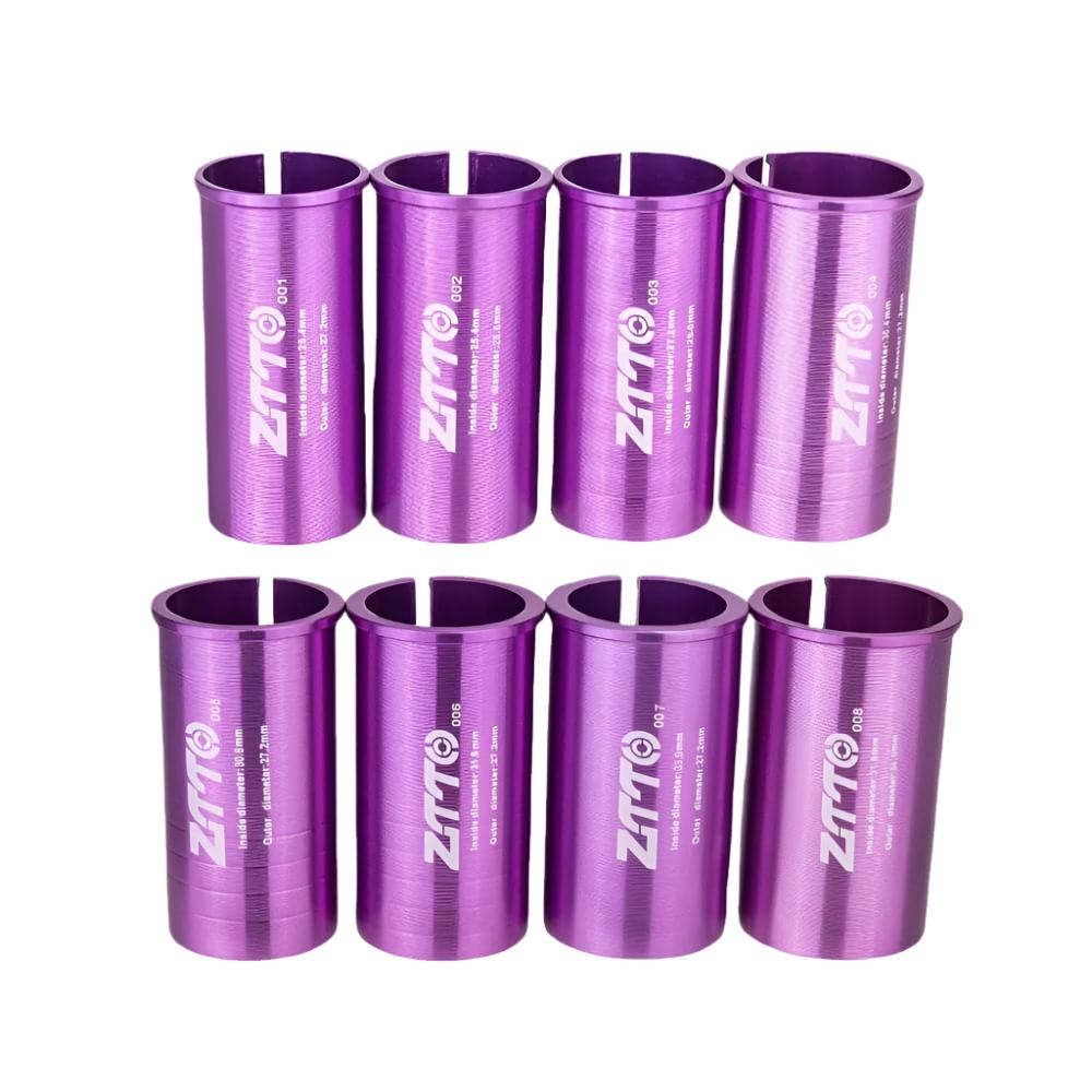ZTTO Bicycle Seatpost Adapter Alloy Sleeve Convert Seat Post Tube Conversion Adapter 25.4 27.2 28.6 30.4 30.8 31.6 33.9 34.9-WAYBIKER