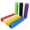 1pair Rubber Bicycle Handlebar Grips MTB Bike Grips BMX Mountain Road Fixie Bike Soft Grips Shockproof Bike Parts accessories-WAYBIKER