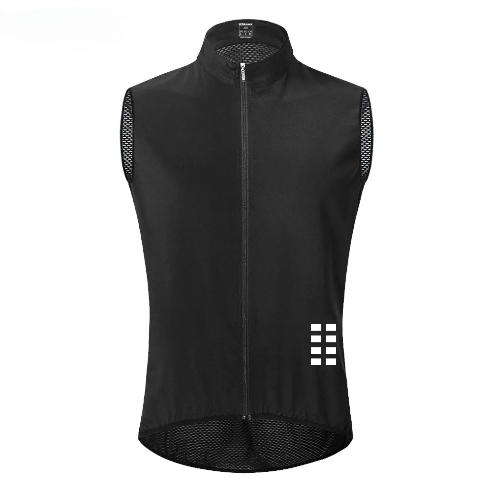 WOSAWE Reflective Cycling Vest Mesh Windproof Lightweight Ciclismo Mtb Bike Sleeveless Jersey Breathable Clothing Cycling Gilet