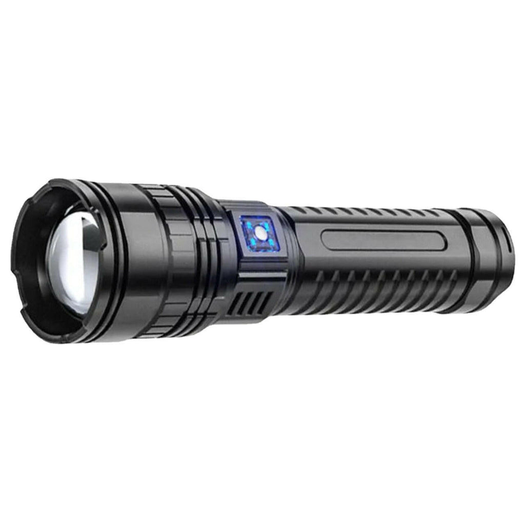 Built-in Battery Flash Light Emergency Spotlights 4km 10000LM 800W Most Powerful Led Flashlights Tactical 15000mah