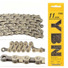 YBN Bike Chain 8/9/10/11/12 Speed MTB Road Bike Chain Compatible with SRAM SHIMANO Unpacked Bicycle Chain 116 Links Silver S11S-WAYBIKER