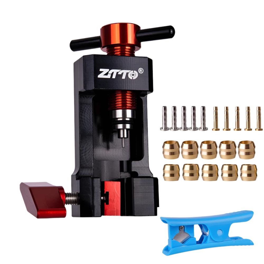 ZTTO Bicycle Hydraulic Disc Brake Oil Needle Tool Driver Hose Cutter Cable Pliers Olive Connector Insert BH59 BH90 Install Press-WAYBIKER