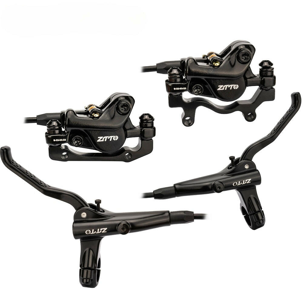 ZTTO MTB Bicycle Hydraulic Disc Brake Rotor Left Front Right Rear 800/1400mm Bike Metal Pads Oil Pressure Rotors M6100 M8100 G55-WAYBIKER