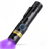 365nm 5w Ultraviolet Black light Type-C Usb Rechargeable UV Flashlight Leakage Ore Money Dog Cat Urine Tinea Marker Detect Torch-WAYBIKER