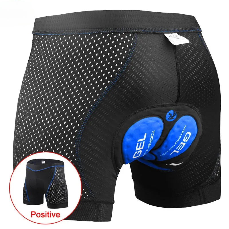 X-TIGER Cycling Underwear 5D Breathable Padded Gel Bike Shorts Men MTB Anti Slip Leg Grips Riding Cycling Shots Ciclismo-WAYBIKER
