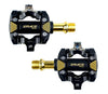 ZRACE PD-M1 SPD Pedals - GOLD, Self-Locking MTB Gravel Components Using for Bicycle Racing Mountain Bike, 332g-WAYBIKER