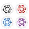ZOOM Mountain bike 160 180 203mm disc brake rotor floating thickening anodized quick cooling ultra-light disc-WAYBIKER