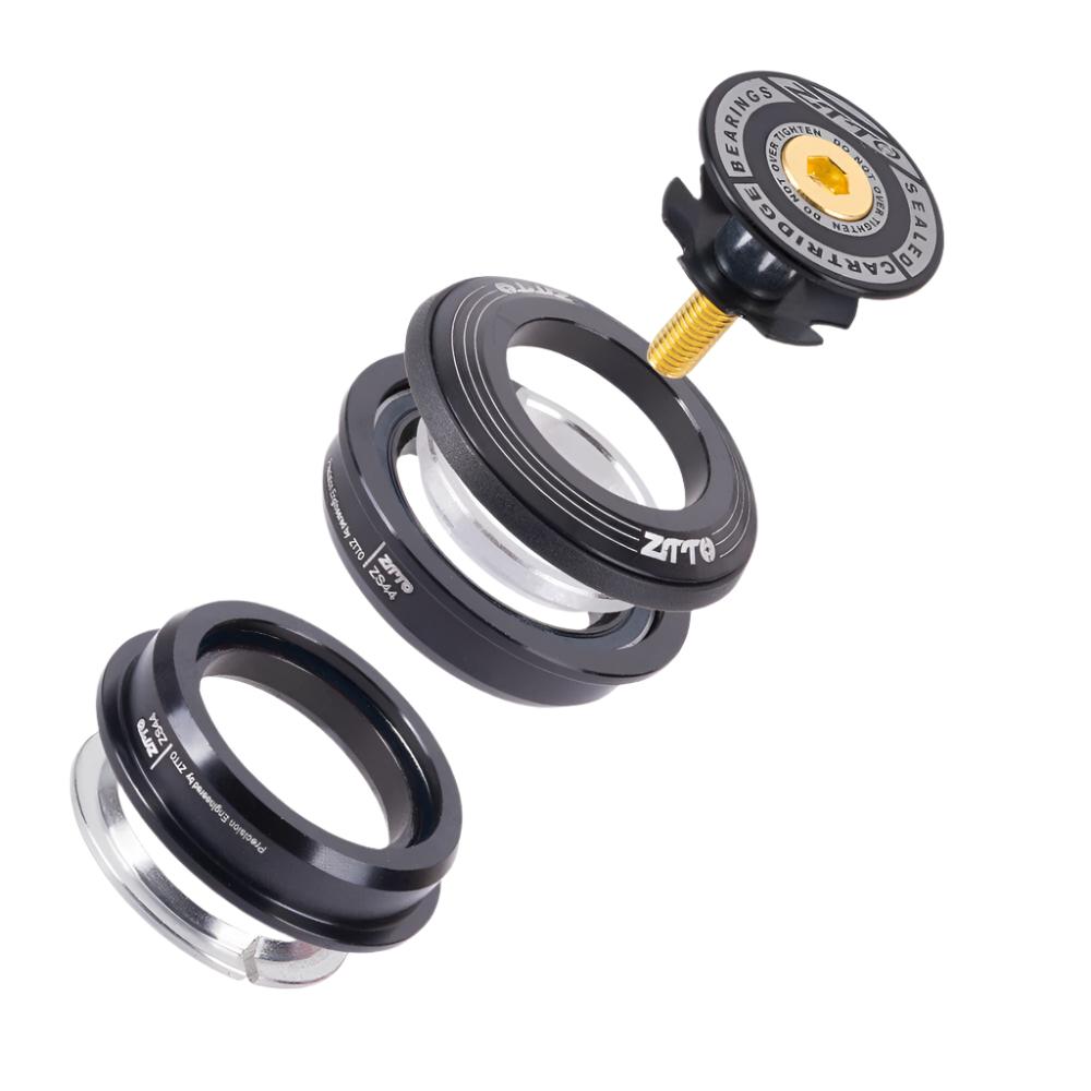 ZTTO MTB Road Bike steering column Headset 44mm 1-1/8" 28.6mm Straight Tube Fork MTB Bike Frame Low Profile Semi-integrated ZS44-WAYBIKER