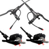 ZEROING E-bike Brake Electric Scooter 4 Piston Hydraulic Disc Brake XT With Cooling Full Meatal Pads CNC Tech Mineral Oil Brake-WAYBIKER