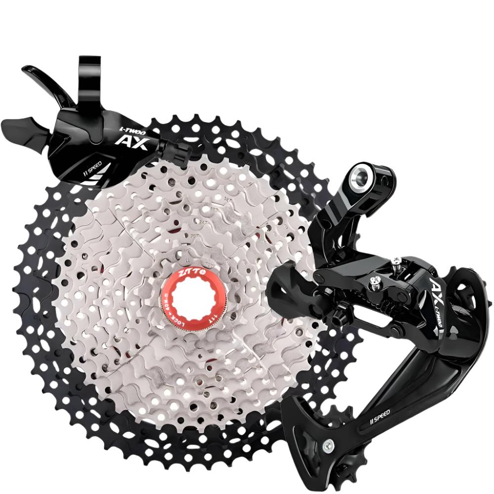 ZTTO MTB Bike 11 Speed Group set 1X11 Shift Lever Rear Derailleur 11V Chain Current 11V50T 52T Cassette MTB Sprocket K7 Flywheel-WAYBIKER