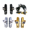 ZTTO Road Bike Brake Shoes Pads C-Brake Shoes Light-Weight  Aluminum Alloy Pads Rubber Brake Shoes for C-Brake Calipers-WAYBIKER