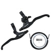 ZOOM bike Brake Lever with Bell Aluminum Alloy V Brake Disc Brake Levers fold bike Brake Levers for 22.2mm handlebar-WAYBIKER