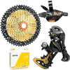 ZTTO MTB Bike 12 Speed Gold Groupset 1X12 Shifter Carbon Cage Rear Derailleur 12S11-52T Black Gold K7 Cassette 12V Chain Current