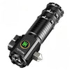 3x Led High Power Flashlight 18650 USB Rechargeable Magnet Home Work Car Repair Flash Light Outdoor Escape Window Breaker Torch-WAYBIKER