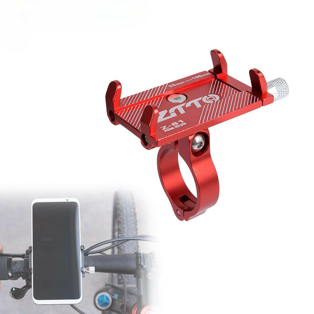 ZTTO Bicycle Phone Holder Reliable Mount Universal MTB Mobile Cell GPS Metal Motorcycle Holder on Road Bike Moto M365 Handlebar