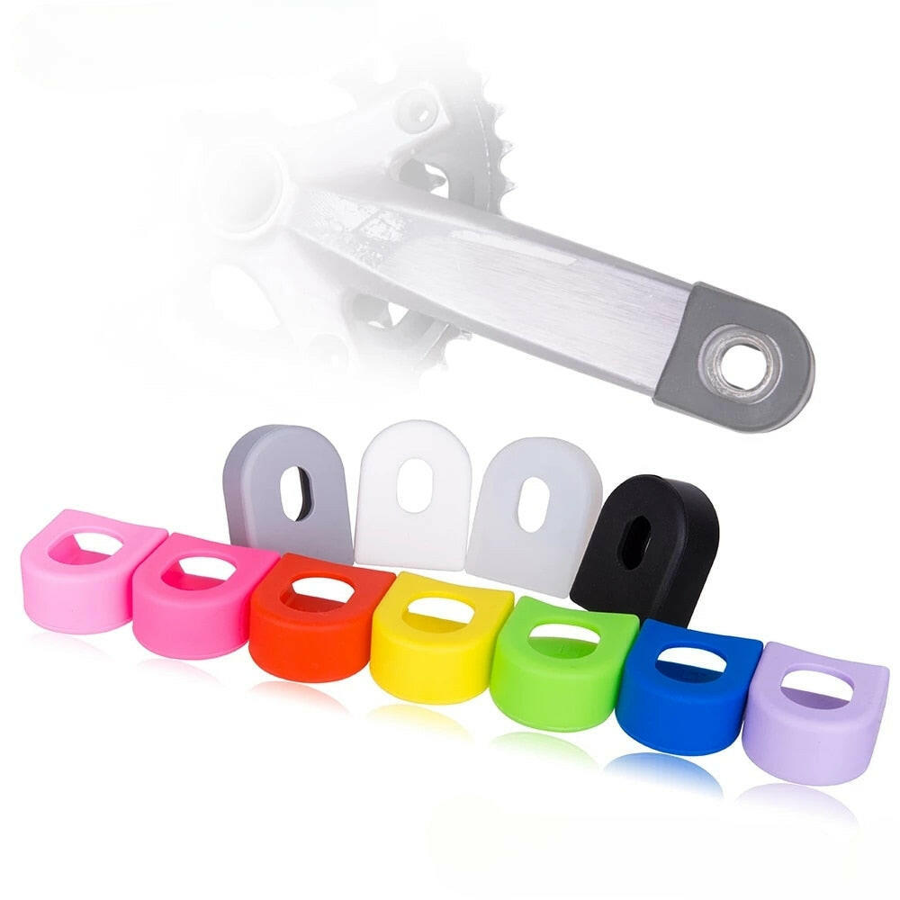 ZTTO MTB Road Bike Crank Protector Carbon Crankset Silicone Gel Cover Protective Sleeve Bicycle Boots 2pcs Bicycle Accessories-WAYBIKER