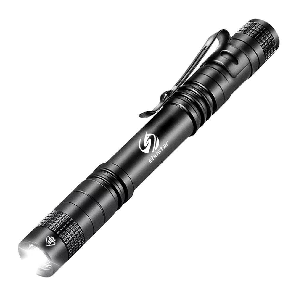 Pen Light Mini Portable LED Flashlight 1000 lumens 1 Switch Mode led flashlight For the dentist and for Camping Hiking Out-WAYBIKER