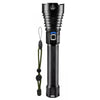 XHP360 Led Flashlight 18650 Rechargeable Torch Usb Powerful Tactical Flash Light Zoomable Hunting Lantern Waterproof Hand Lamp-WAYBIKER