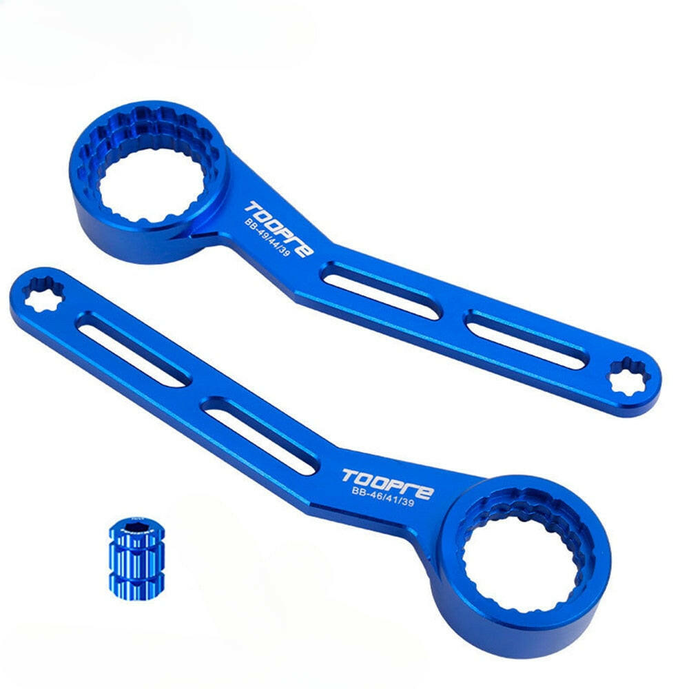 TOOPRE MTB Road Bicycle 6 in 1 Bottom Bracket Wrench BB Aluminum alloy Removal And Installation Tool for OD 39 41 44 46 49mm BB