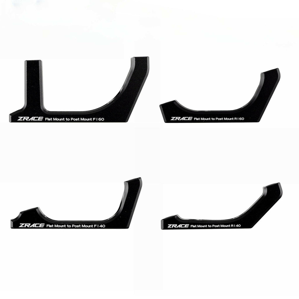 ZRACE Flat to Post Mount Brake Adapter, Front and Rear, 140mm / 160mm-WAYBIKER