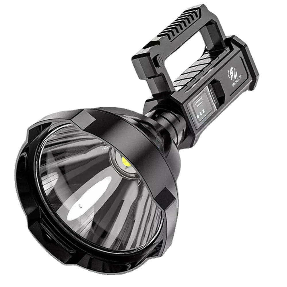 Rechargeable High Power Led Flashlights Ultra-long Lighting Distance  Lamp Searchlight  XHP70 Powerful Lantern Torches-WAYBIKER