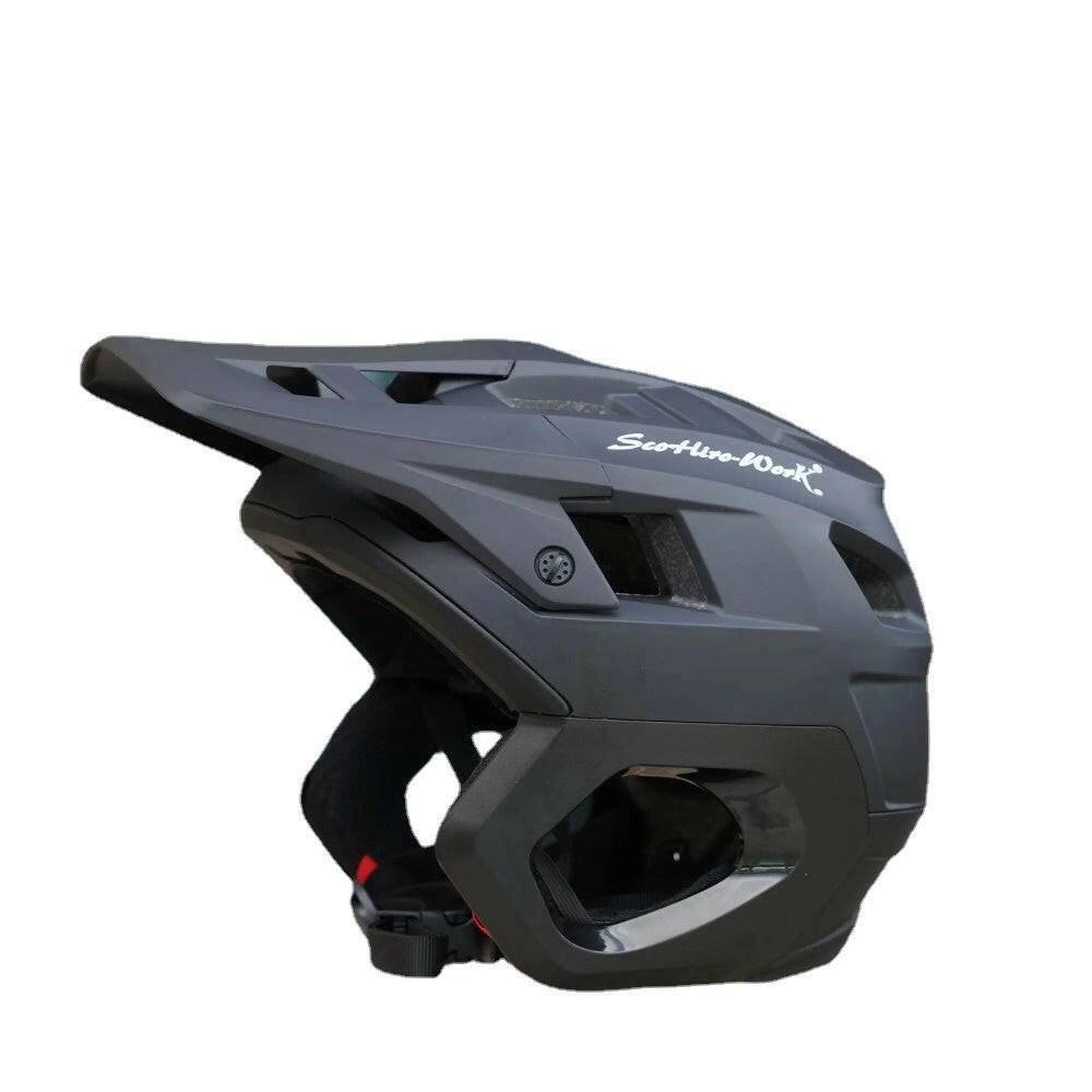 PEMILA New 3/4 Bike Helmet Half Helmet Bike Mountain Bike Race Integrated Ear Protection Off Road Skateboard Helmet BMX Armor