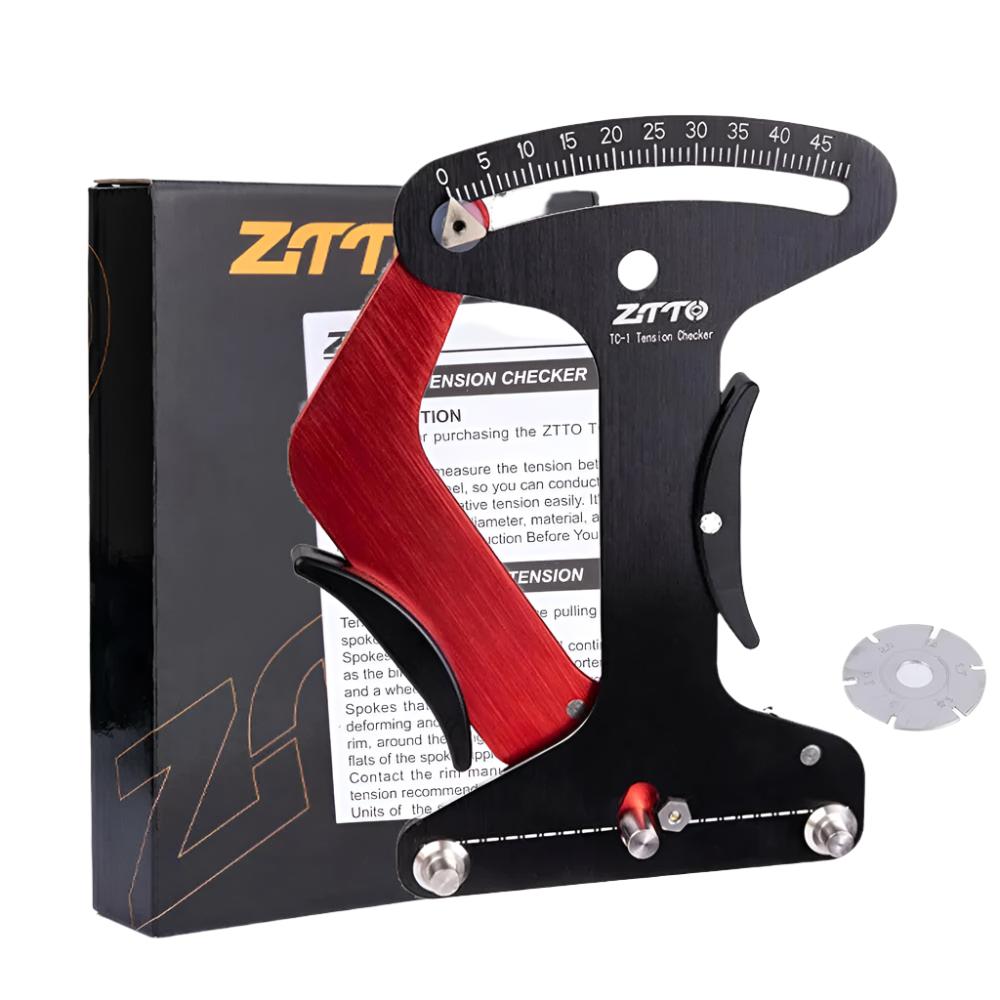 ZTTO CNC Bicycle Spoke Tension Meter Wheel Builders Tensioner Tool MTB Road Spoke Wrench Checker Indicator Accurate Stable Tool-WAYBIKER