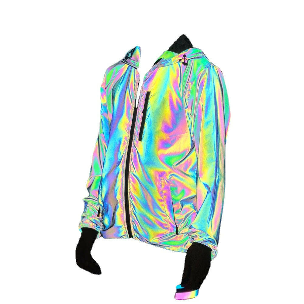 WOSAWE Bicycle Jacket Men Spring Summer Full Reflective Windbreaker Women Water Resistant MTB Road Bike Wear Cycling Long Jersey-WAYBIKER