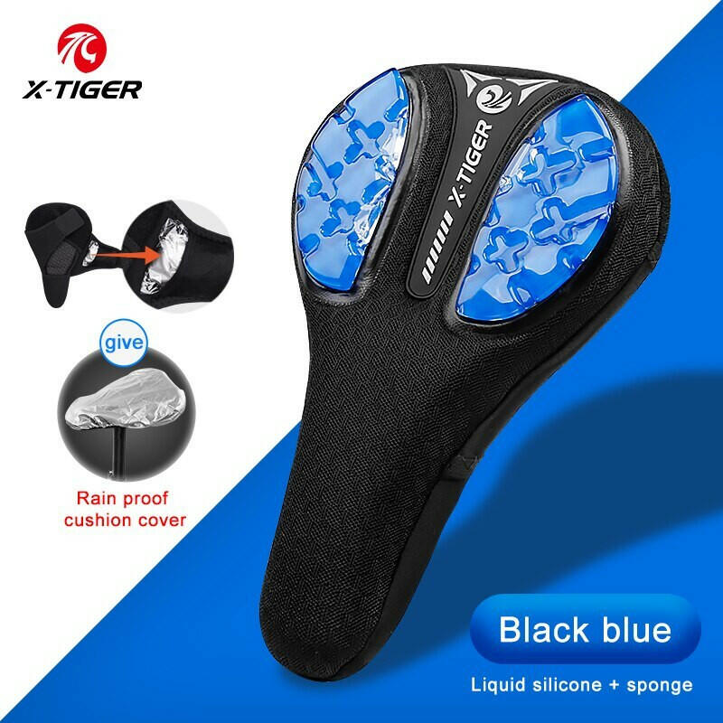 X-TIGER MTB Saddle Cover High Elastic Sponge Road Bicycles Seat Thickened Gels Cushion Breathable Cycling Bike Seat Accessories-WAYBIKER