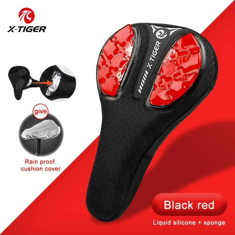 X-TIGER MTB Saddle Cover High Elastic Sponge Road Bicycles Seat Thickened Gels Cushion Breathable Cycling Bike Seat Accessories-WAYBIKER