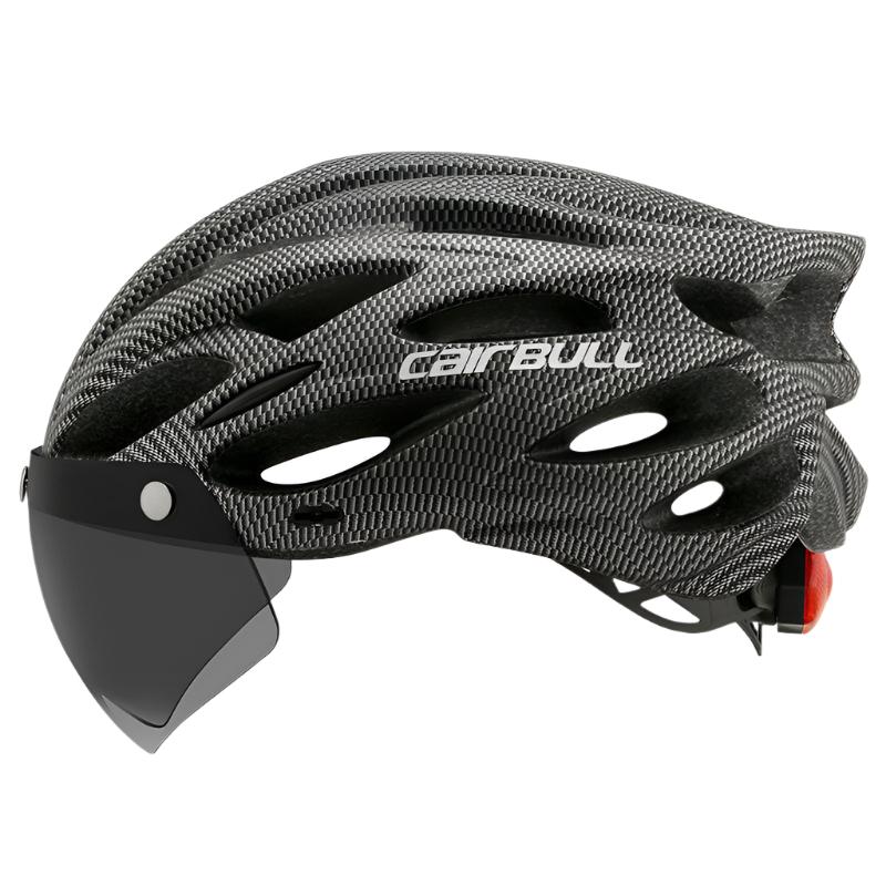 Bicycle Safety Helmets cairbull Removable Lens Visor Mountain Road Bike Helmet Integrally-molded Ultralight With Rearlight cap-WAYBIKER