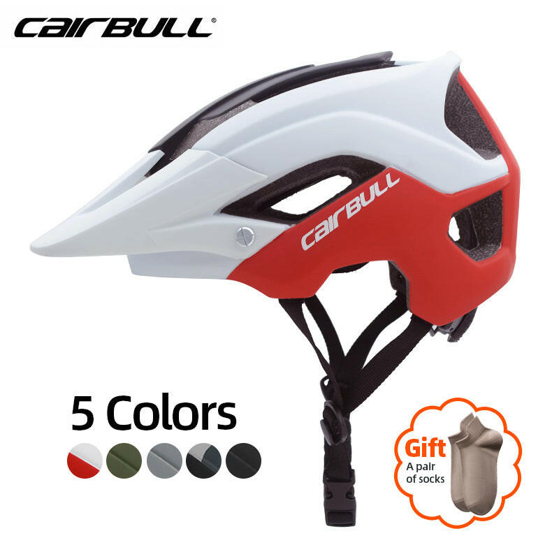 Bike Cap Bicycle Safety Sport TT Cycling Helmet With Visor MTB Mountain Integrally-Molded Specialized Trail Helmet For Women Men-WAYBIKER