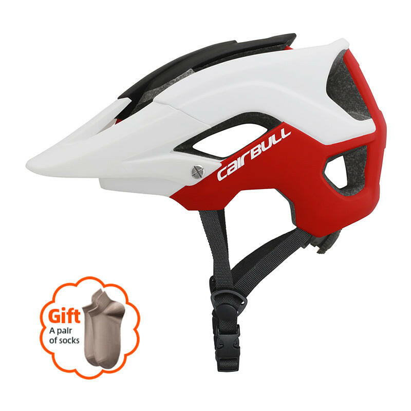Bike Cap Bicycle Safety Sport TT Cycling Helmet With Visor MTB Mountain Integrally-Molded Specialized Trail Helmet For Women Men-WAYBIKER