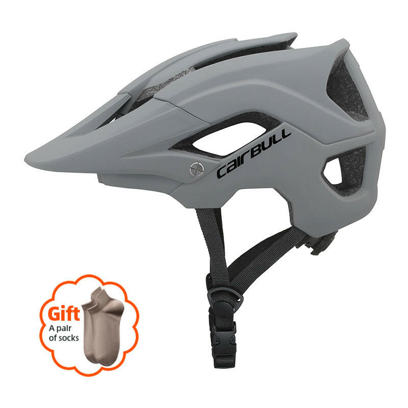 Bike Cap Bicycle Safety Sport TT Cycling Helmet With Visor MTB Mountain Integrally-Molded Specialized Trail Helmet For Women Men-WAYBIKER