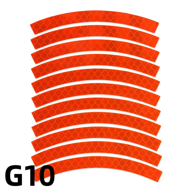 Bike Safety Stickers Night Bicycle Reflective Stickers Acrylic Self-Adhesive Cycling Decorative Anti-Collision Warning Strip-WAYBIKER