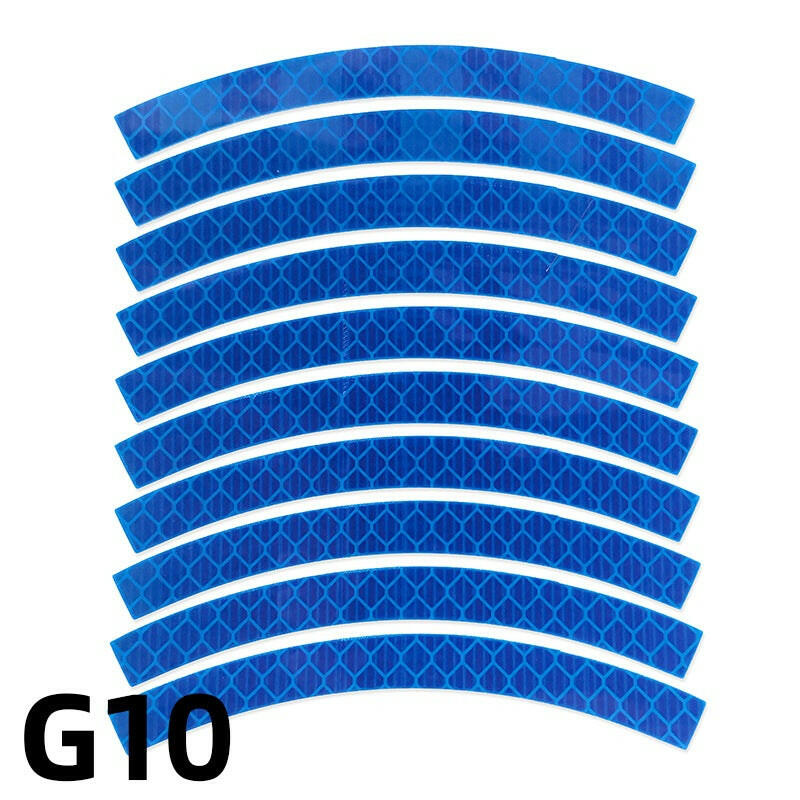 Bike Safety Stickers Night Bicycle Reflective Stickers Acrylic Self-Adhesive Cycling Decorative Anti-Collision Warning Strip-WAYBIKER