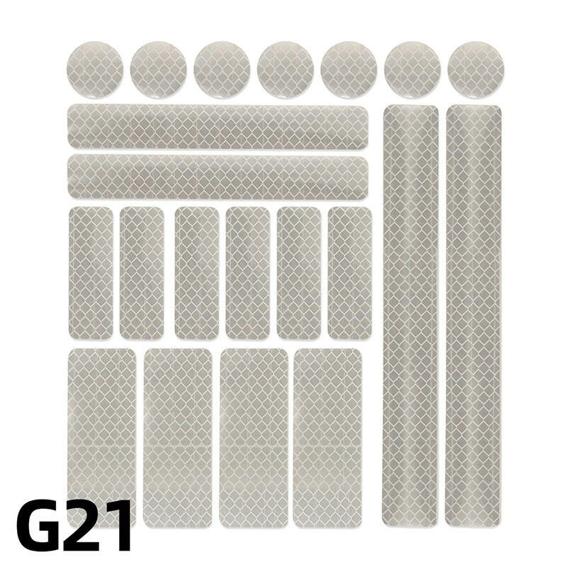 Bike Safety Stickers Night Bicycle Reflective Stickers Acrylic Self-Adhesive Cycling Decorative Anti-Collision Warning Strip-WAYBIKER