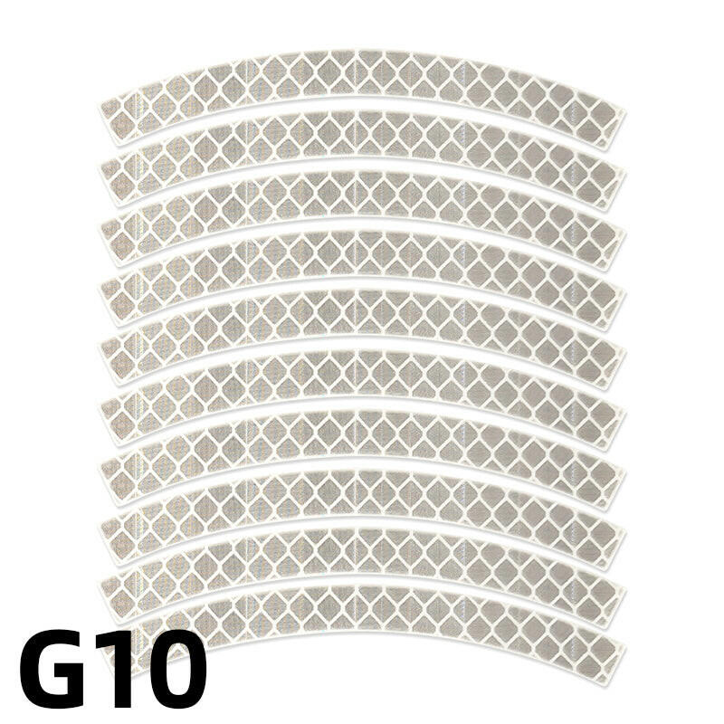 Bike Safety Stickers Night Bicycle Reflective Stickers Acrylic Self-Adhesive Cycling Decorative Anti-Collision Warning Strip-WAYBIKER