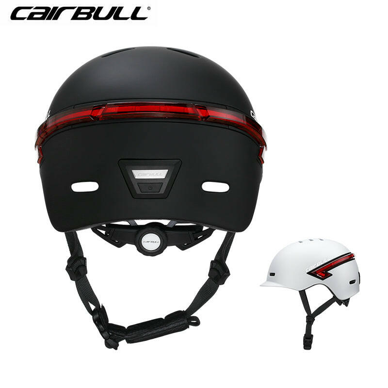 CAIRBULL Bike Cycling Helmet LED Light Smart Bicycle Helmets Remote Control Usb Charging for E-Bike Commuter MTB Road Bike Cap