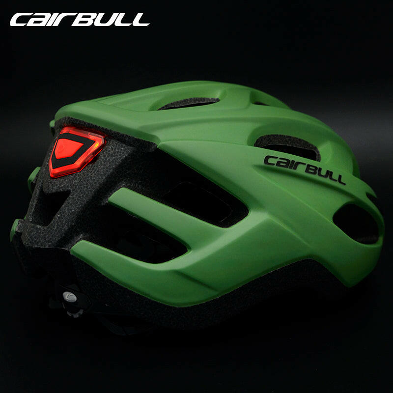 CAIRBULL Cycling Helmet Road Bike Helmets Specialized for Men Women With USB Charging Taillight Ventilated Integrally-Molded M/L