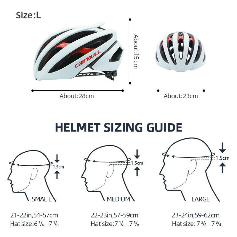 CAIRBULL Cycling Helmet for Man Woman Road Mtb Double EPS Structure He CAIRBULL Cycling Helmet for Man Woman Road Mtb Double EPS Structure He
